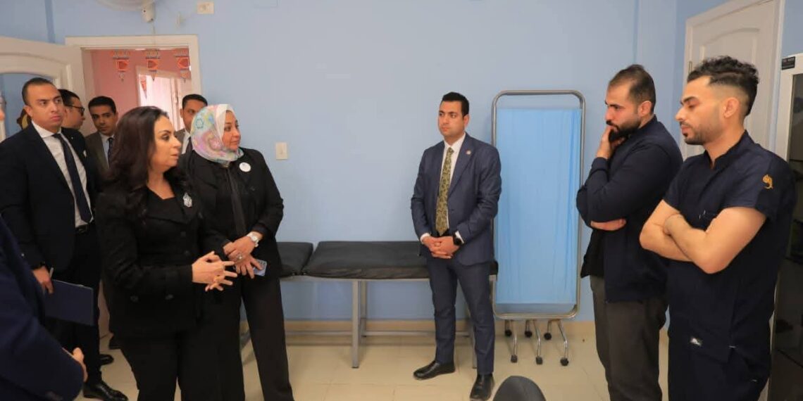 وزيرة التضامن الاجتماعي تتفقد مركز الكفالة للأطفال بـ15 مايو