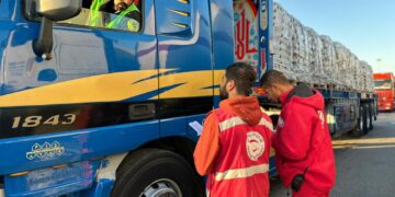 الهلال الأحمر المصري يواصل دعم غزة