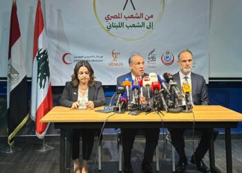 الهلال الأحمر المصري يرسل ألف طن مساعدات عاجلة إلى لبنان