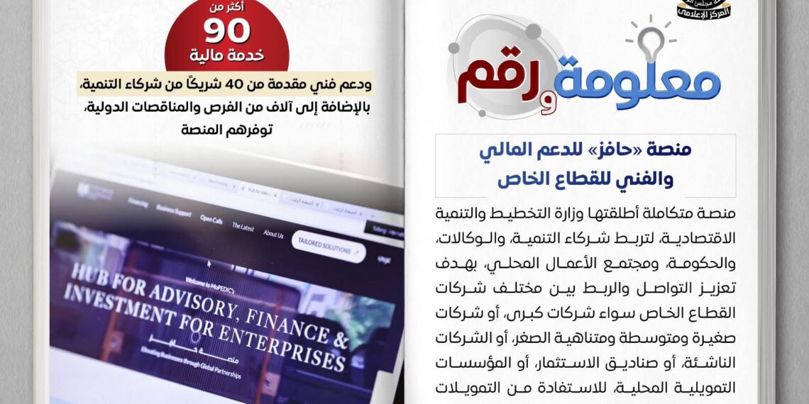 منصة “حافز” تدعم القطاع الخاص بفرص تمويل وشراكات دولية