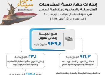 جهاز تنمية المشروعات يكثف تمويلات وبرامج ريادة الأعمال في سيناء احتفالًا بالتحرير