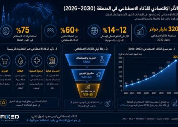 320 مليار دولار عوائد متوقعة للذكاء الاصطناعي في الشرق الأوسط وشمال أفريقيا