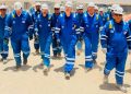 وزير البترول يتفقد مشروعًا تنفذه «بتروجت» بحقول النفط الإماراتية