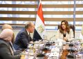 منال عوض تتابع تنفيذ مشروع مخلفات مصرف كيتشنر