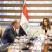 منال عوض تتابع تنفيذ مشروع مخلفات مصرف كيتشنر