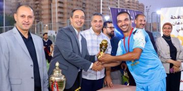 عمرو عثمان يلتقي متعافي الإدمان بالإسكندرية ويشهد دوريًا رياضيًا بمشاركة 100 متعافٍ