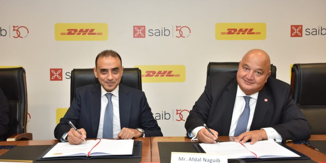 بنك saib يوقع شراكة مع دي اتش ال اكسبرس لتطبيق مبادرة «Go Green Plus»