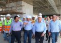 وزير النقل يتفقد أعمال الخط الأول للقطار الكهربائي السريع استعدادًا للتشغيل التجريبي