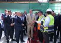 وزيرا النقل المصري والفرنسي يتفقدان مجمع ألستوم ببرج العرب