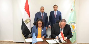 وزير الزراعة و«الفاو» يوقعان مذكرتي تفاهم لدعم التنمية الزراعية بجنوب سيناء وتطوير قطاع الزيتون.