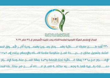 230 ألف طن صادرات غذائية و1756 مخزنًا مسجلًا خلال أسبوع