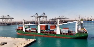 بدء التشغيل التجريبي لمحطة البضائع العامة بميناء السخنة