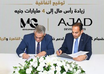 AJAD Developments ترفع رأسمالها إلى 4 مليارات جنيه .. تفاصيل