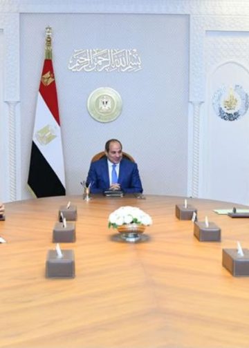President El-Sisi Meets the CEO of Orange Group Christel Heydemann