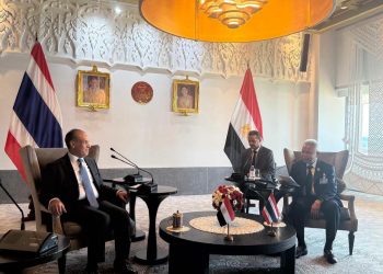 وزير الخارجية يبحث تعزيز العلاقات المصرية التايلاندية مع رئيس البرلمان