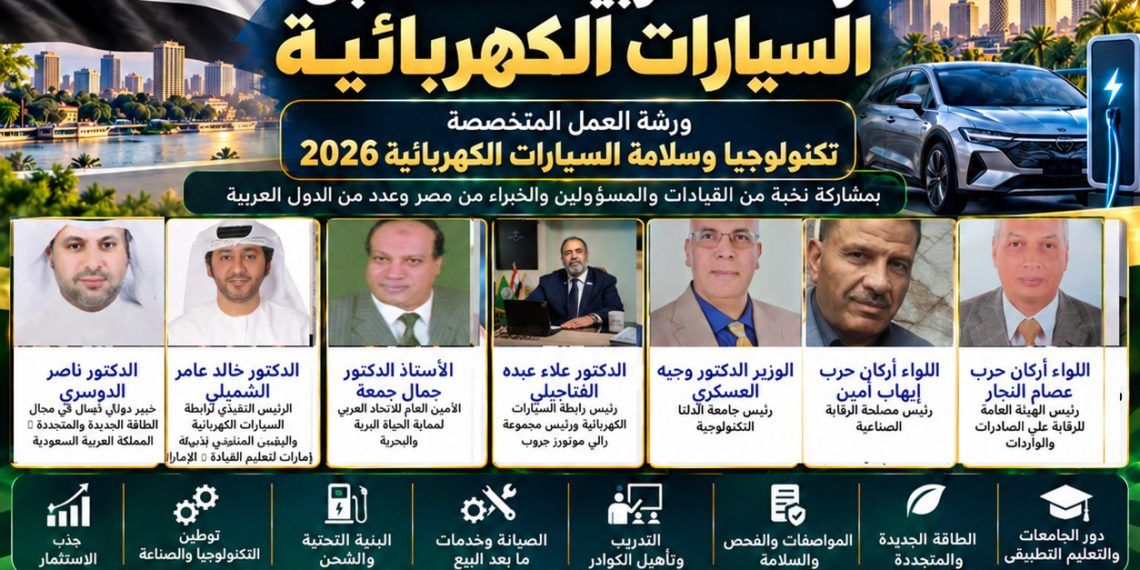القاهرة تستضيف ملتقى «تكنولوجيا وسلامة السيارات الكهربائية 2026»