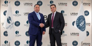 «Urban Expansion» تحصل على شهادتي «ISO 14001» و«ISO 41001» لمشروع «GLOW TERRA TOWERS»
